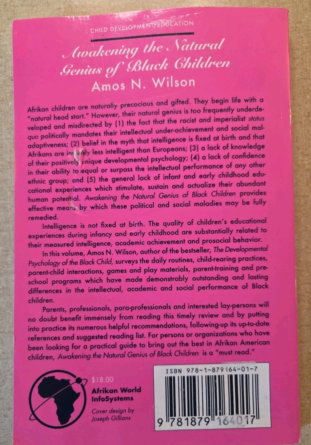 Awakening the Natural Genius of Black Children by Amos N. Wilson