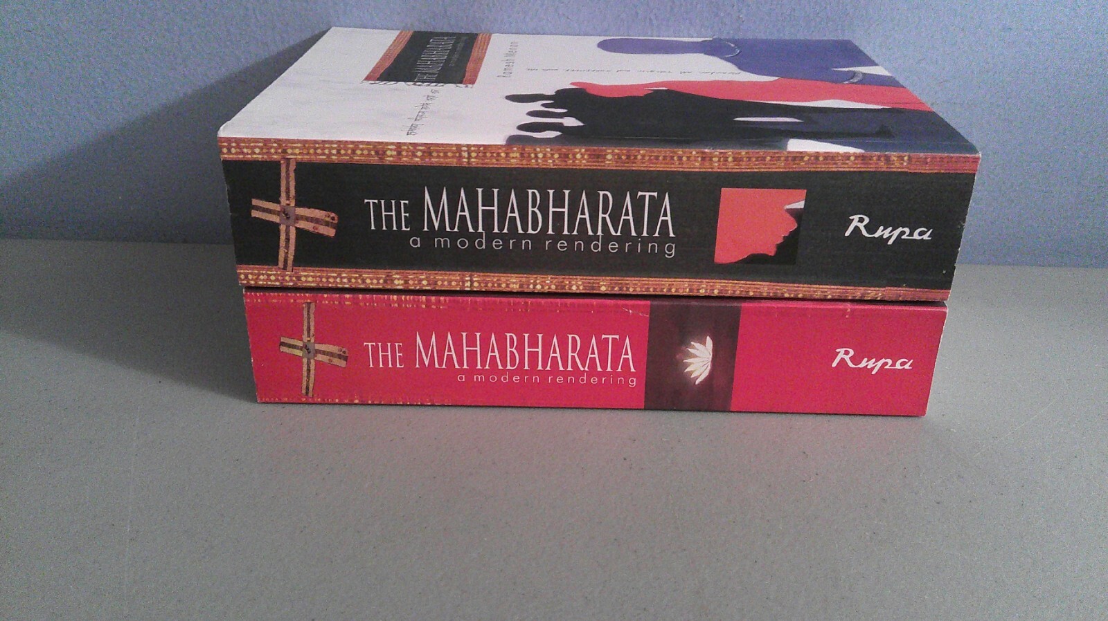 The Mahabharata by Ramesh Menon Vol. 1 & 2 Paperback