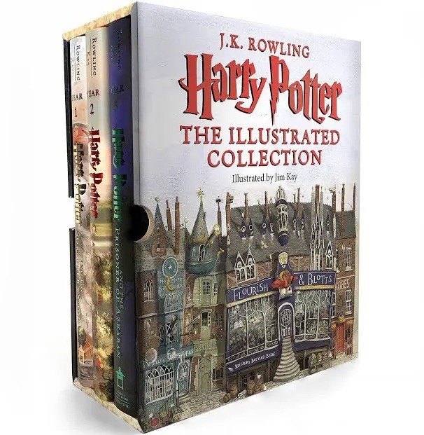 Harry Potter – The Illustrated Collection Hardcovers VGC