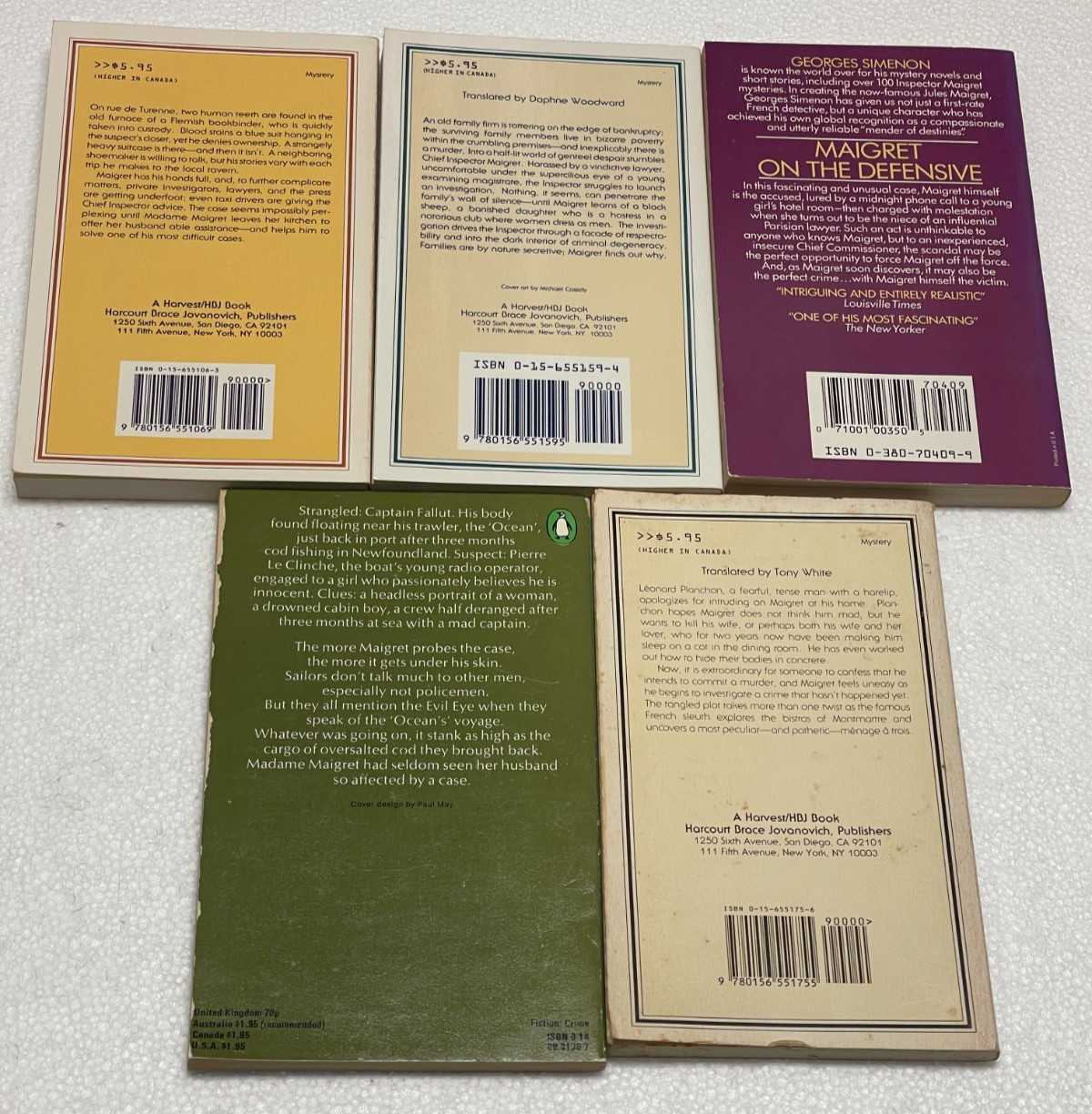 40 Georges Simenon Books Mostly Maigret with 8 in French / Paperback / 1 Dupe