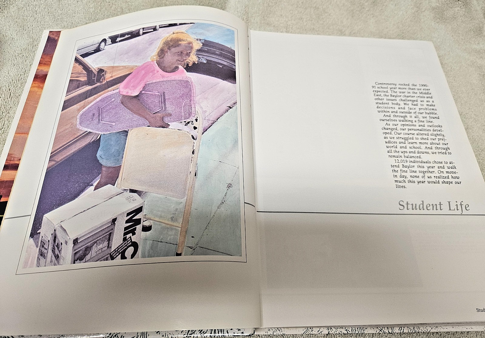 1991 Baylor University Yearbook, Waco Texas – ROUND-UP