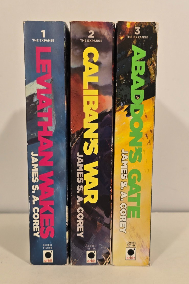 Lot of 3 The Expanse Trade Paperback books 1-3 by James S. A. Corey