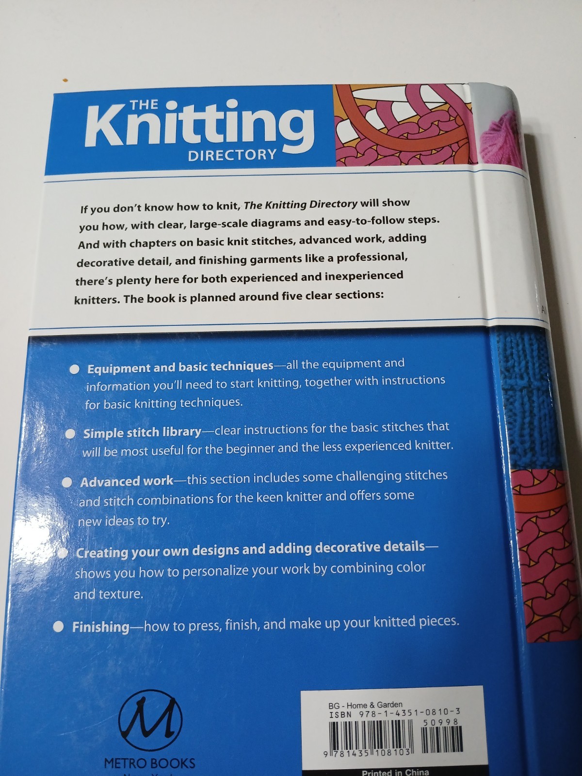 Knitting Directory by Alison Jenkins (2004, Hardcover)