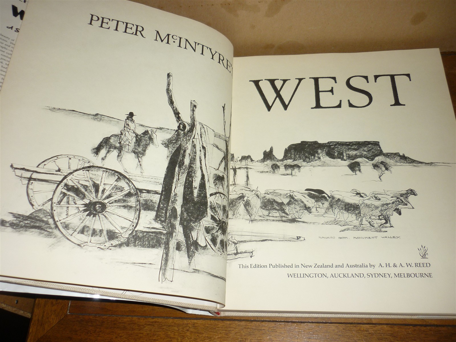Peter McIntyre’s West. 1970. 11.5 x 14″ folio. Fine in fine jacket.