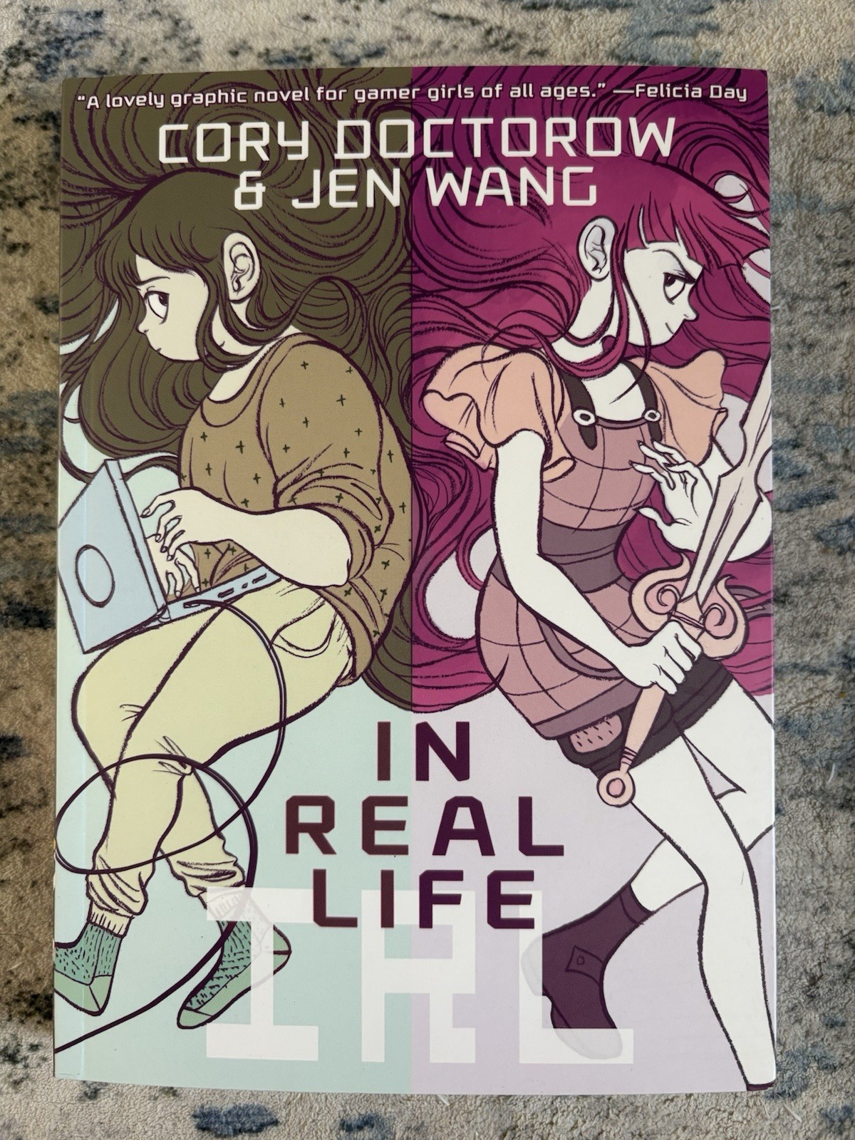 In Real Life IRL Graphic Novel For Gamer Girls Cory Doctorow Jen Wang 1st Ed