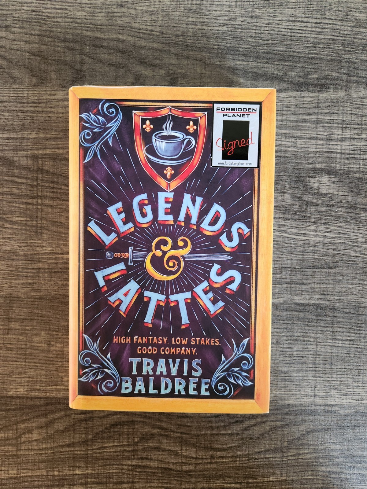​Legends & Lattes Travis Baldree Signed True UK First Edition 1st/1st Hardcover