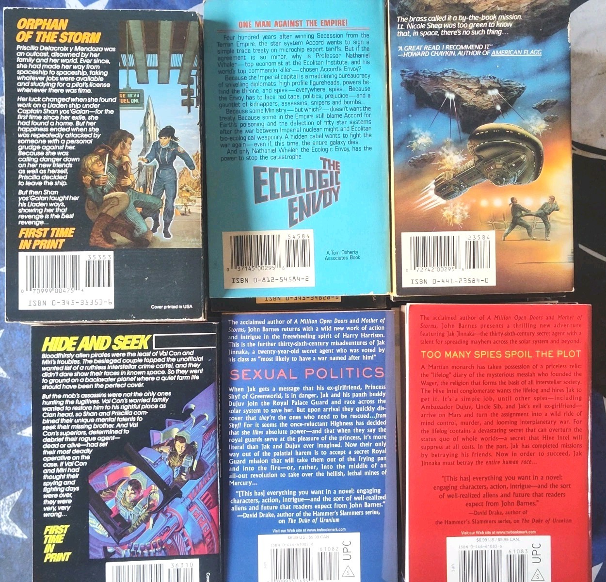 Lot Of 24 Science Fiction PB Books John Barnes Steve Miller Mitchell Modesitt,JR