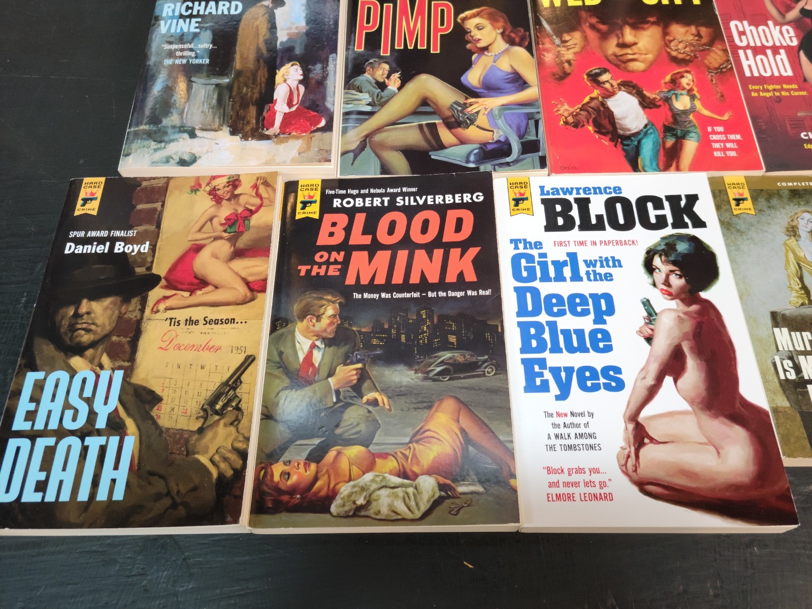Lot of 11 HARD CASE CRIME Books – See Photos for Details!