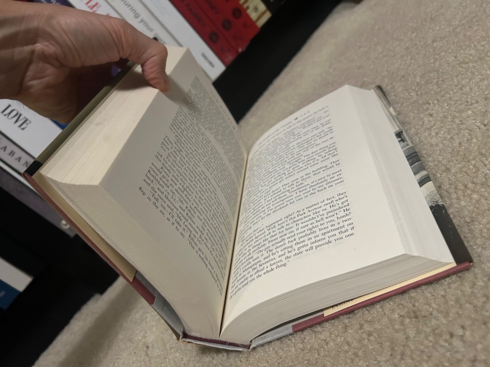 Tom Wolfe The Bonfire Of The Vanities Hardcover 8th Printing 1988 Vintage Book