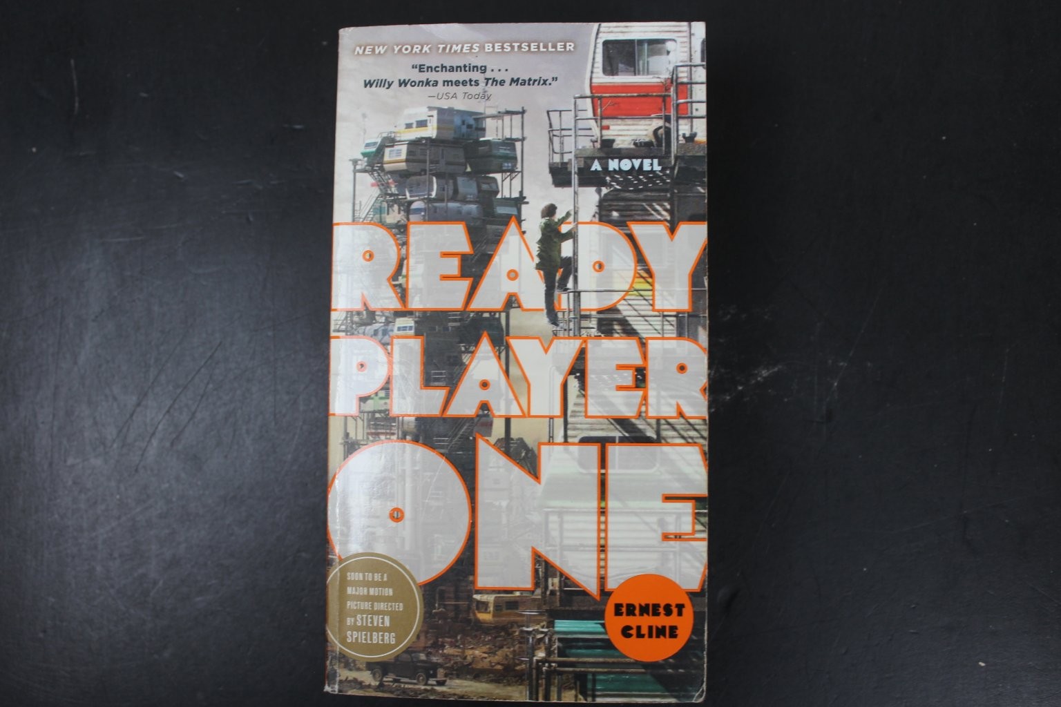 Ready Player One Ernest Cline 2017 Movie Tie-In Edition Sci-Fi Broadway Books PB