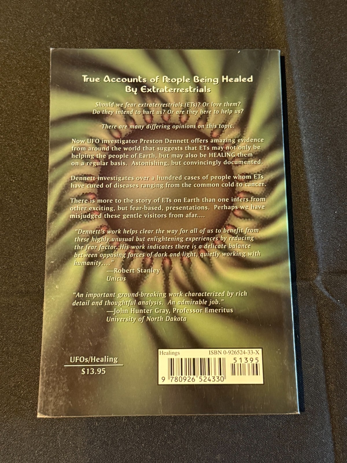 UFO Healings Preston Dennett Extraterrestrials 1996 Paperback Book