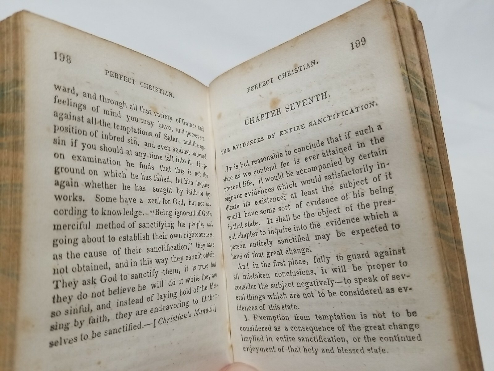 1846 THE PERFECT CHRISTIAN – A Condensed View Of The Doctrine of Bible 174+ yrs