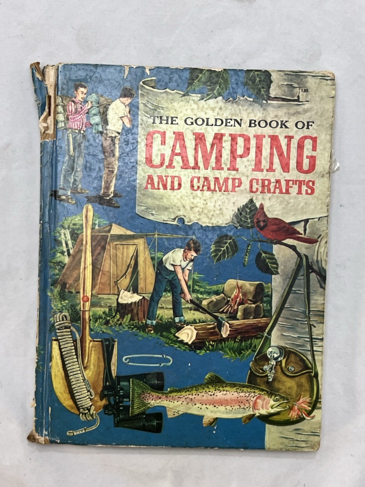 Golden Press The Golden Book of Camping and Camp Crafts HC Illustrated Lynn