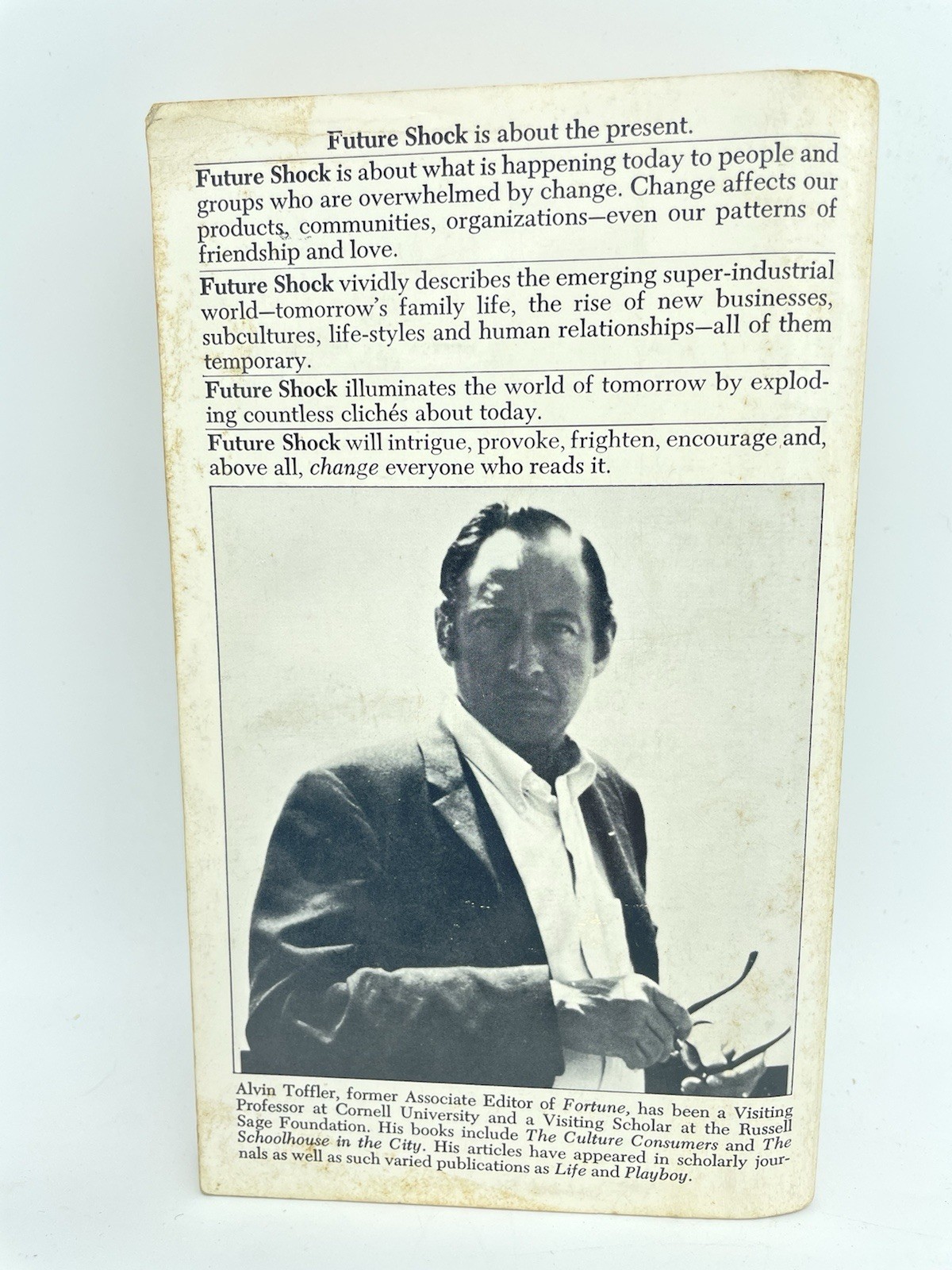 Future Shock Alvin Toffler Bantam Edition 1971 Mass Market Paperbound GUC
