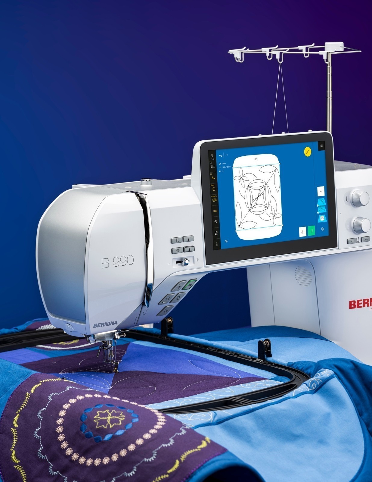 BERNINA 990 QUILTING WORKBOOK – HEAVY-DUTY WIRE BOUND – PROTECTIVE FRONT & BACK