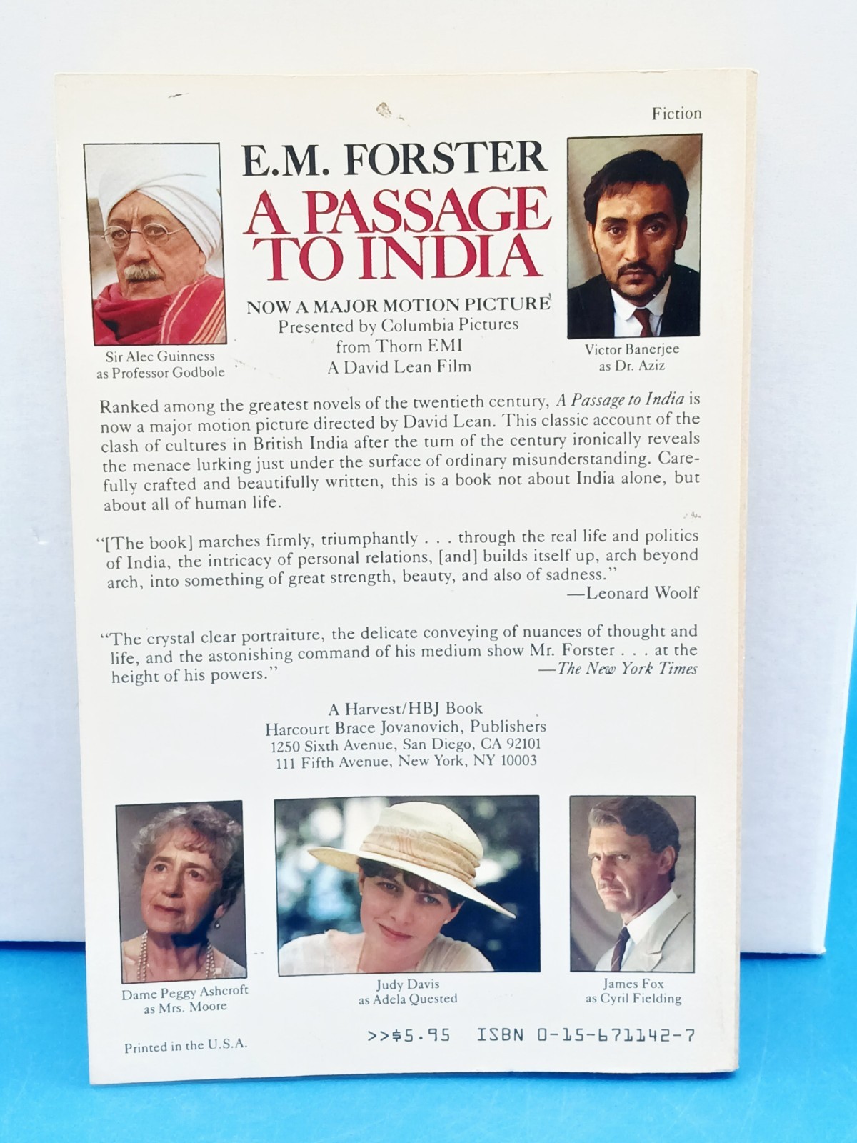 A Passage to India, E. M. Forster (Paperback, 1984) …