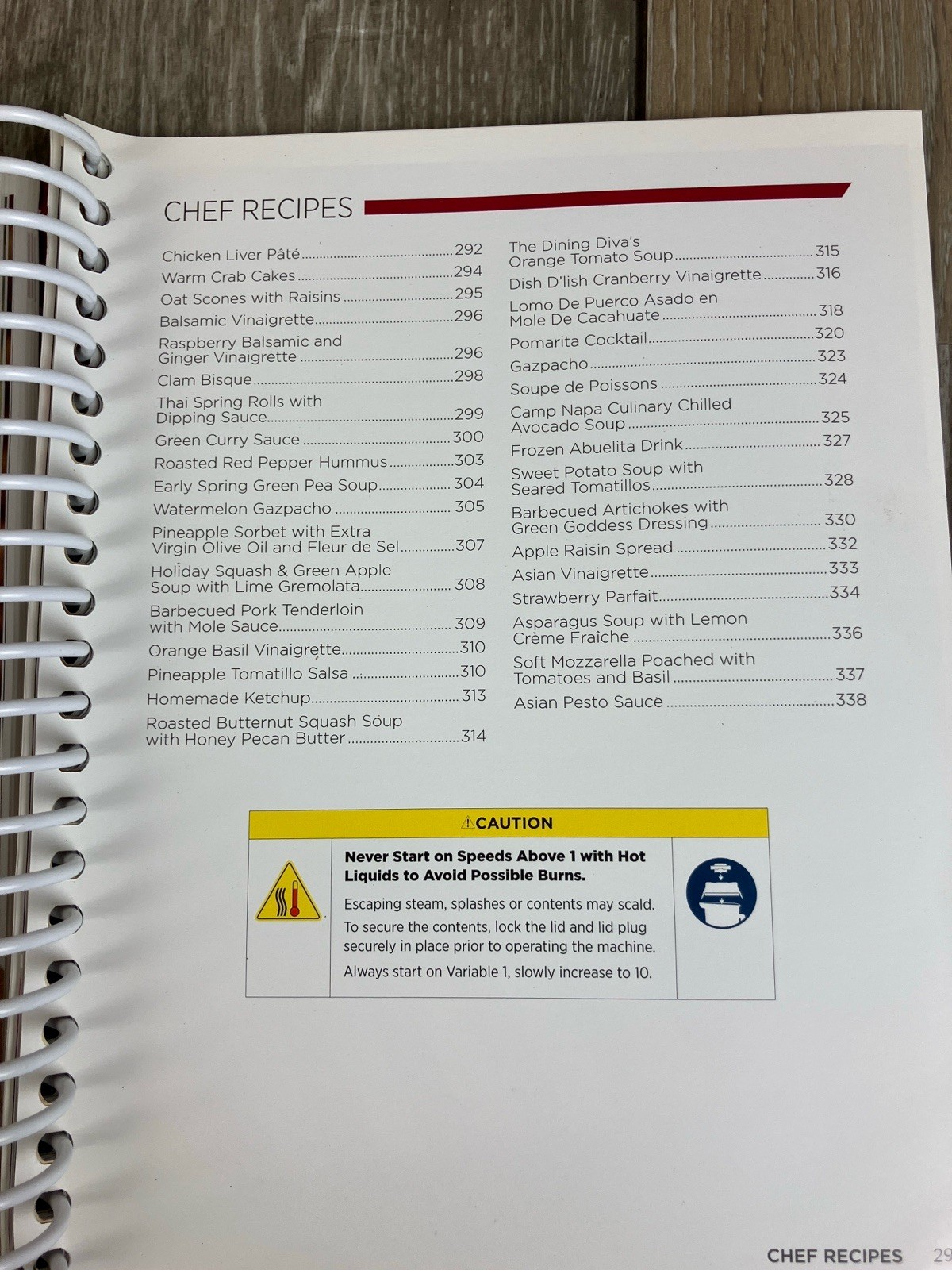 Vitamix Savor Recipes Spiral Bound Softcover Cookbook