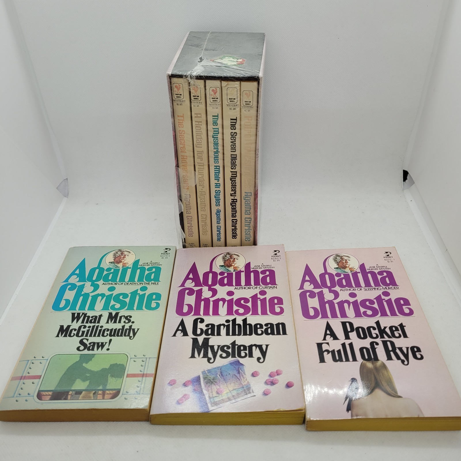 Agatha Christie Book Box Set 5 Great Mysteries Sleeping Murder Death on The Nile