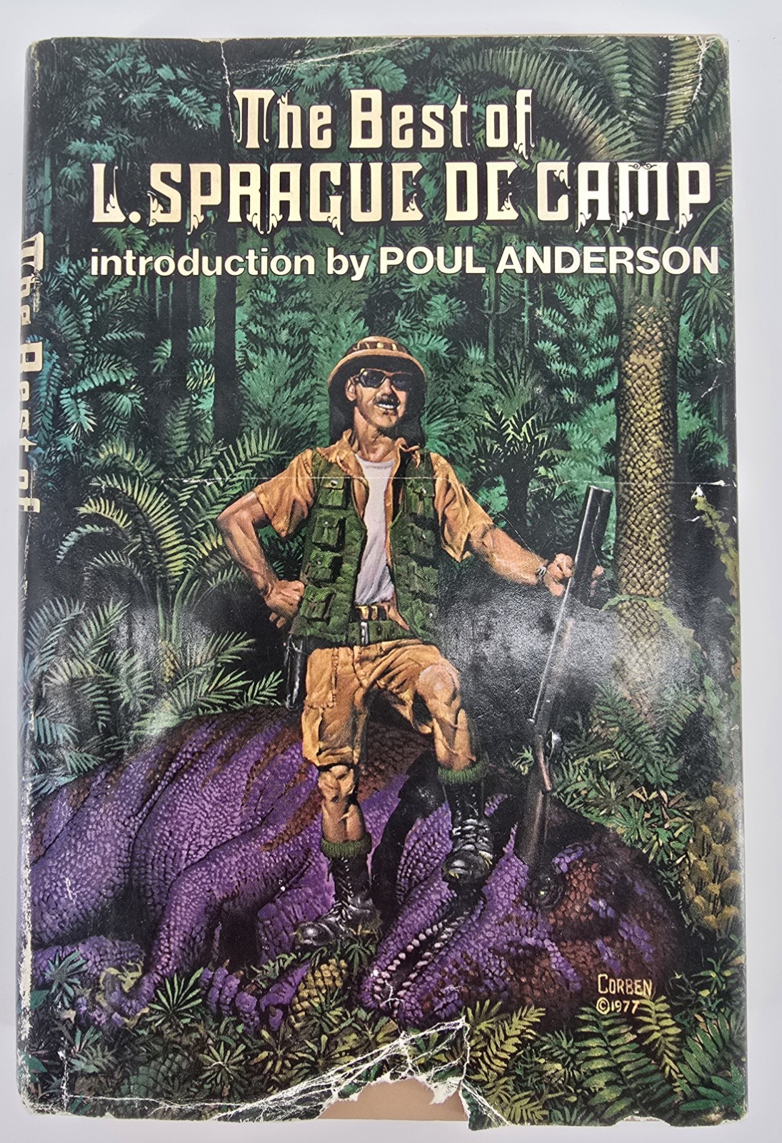 Vtg Best of L. Sprague de Camp Hard Cover First Ed Sci Fi Fantasy Stories 1978