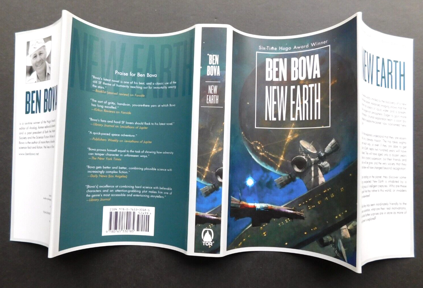 BEN BOVA True 1st edition NEW EARTH Tor 2013 Hardcover/jacket 383 pages Unread