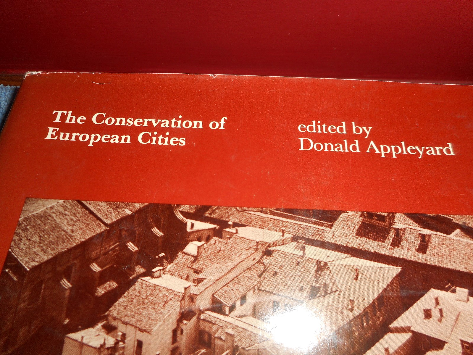 The Conservation of European Cities Donald Appleyard 1979 HC/DJ MIT Press Book