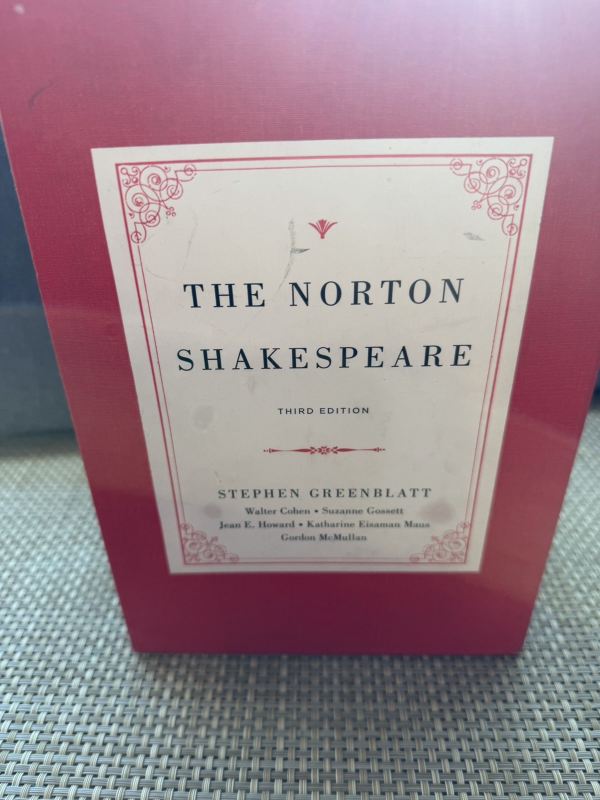 The Norton Shakespeare 2016 Third Edition by Stephen Greenblatt Dust Cover Box