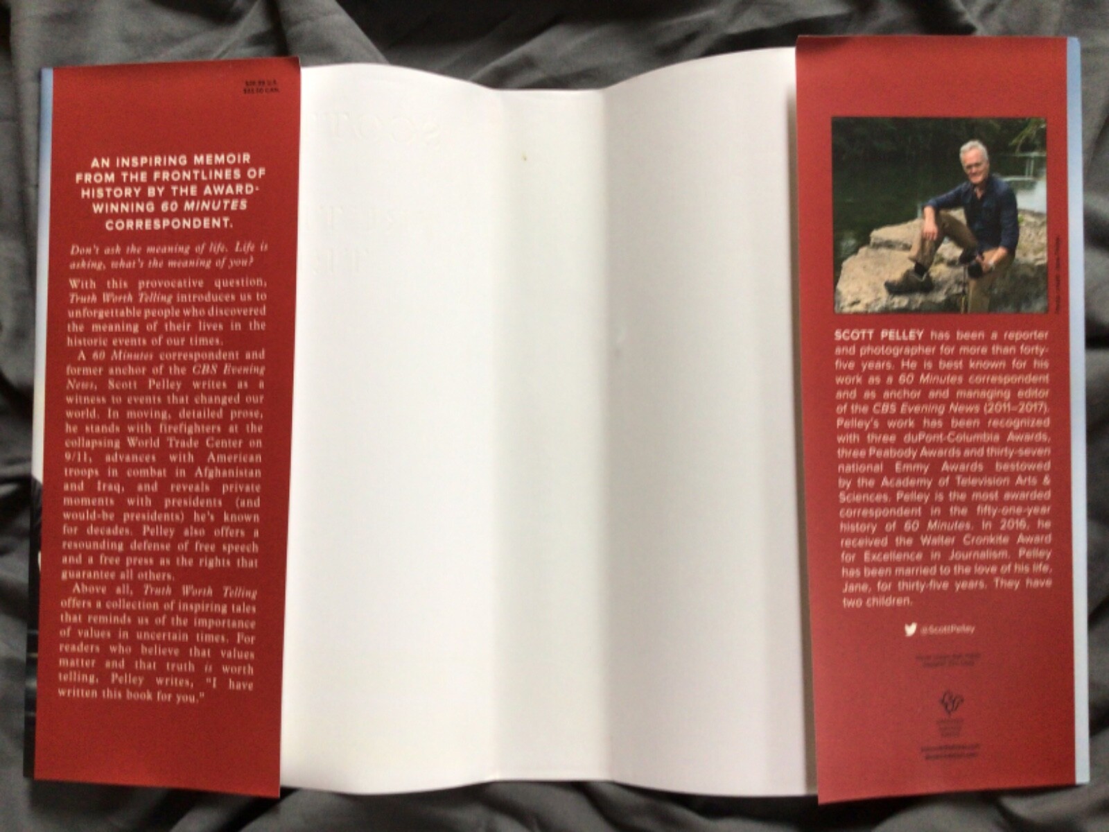 *Signed* Truth Worth Telling by Scott Pelley (2019, Hardcover)