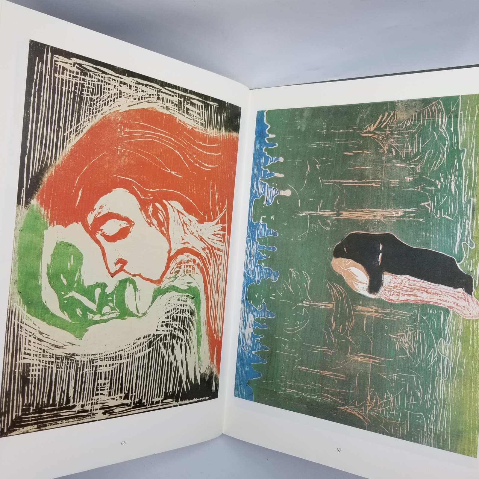 Edvard Munch by Per Amann – 1987 Artline Editions – Large Format HC