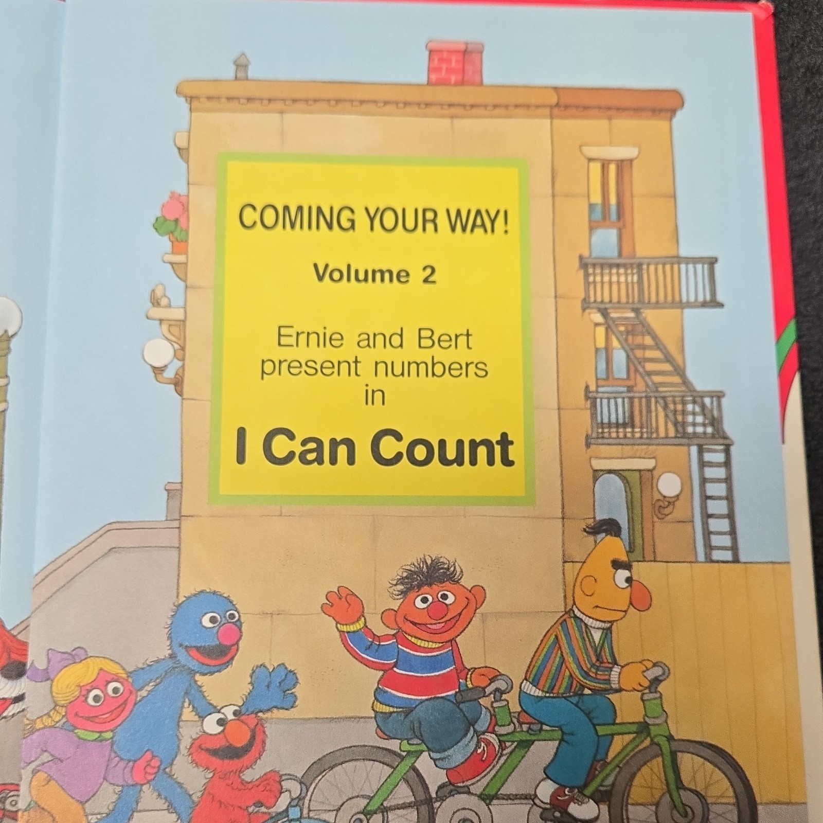 On My Way with Sesame Street: My ABC’s Hardcover Funk & Wagnalls 1989 Illus