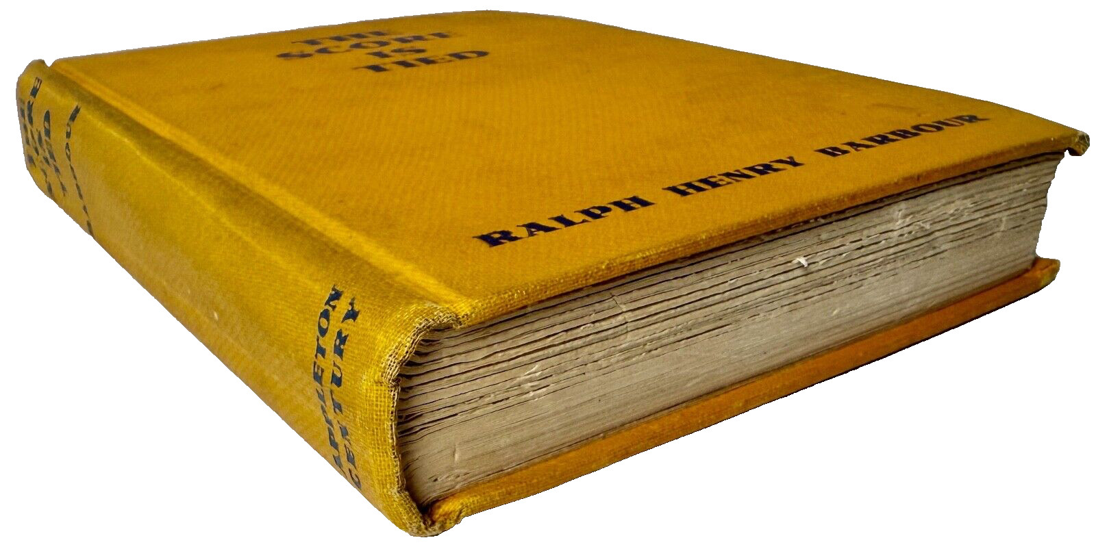 The Score is Tied, Ralph Henry Barbour, 1937 D. Appleton 1st edition