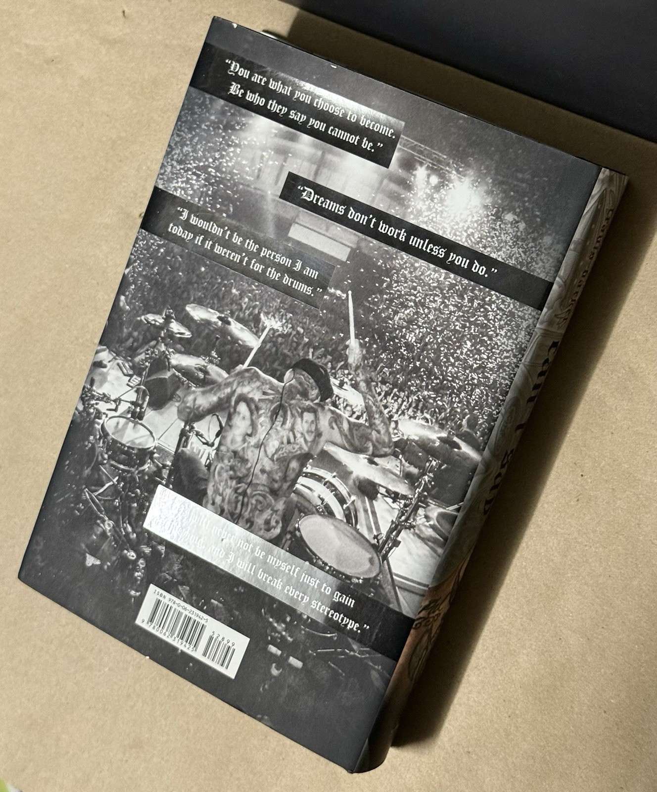 Travis Barker With Gavin Edwards Can I Say Hardcover Book