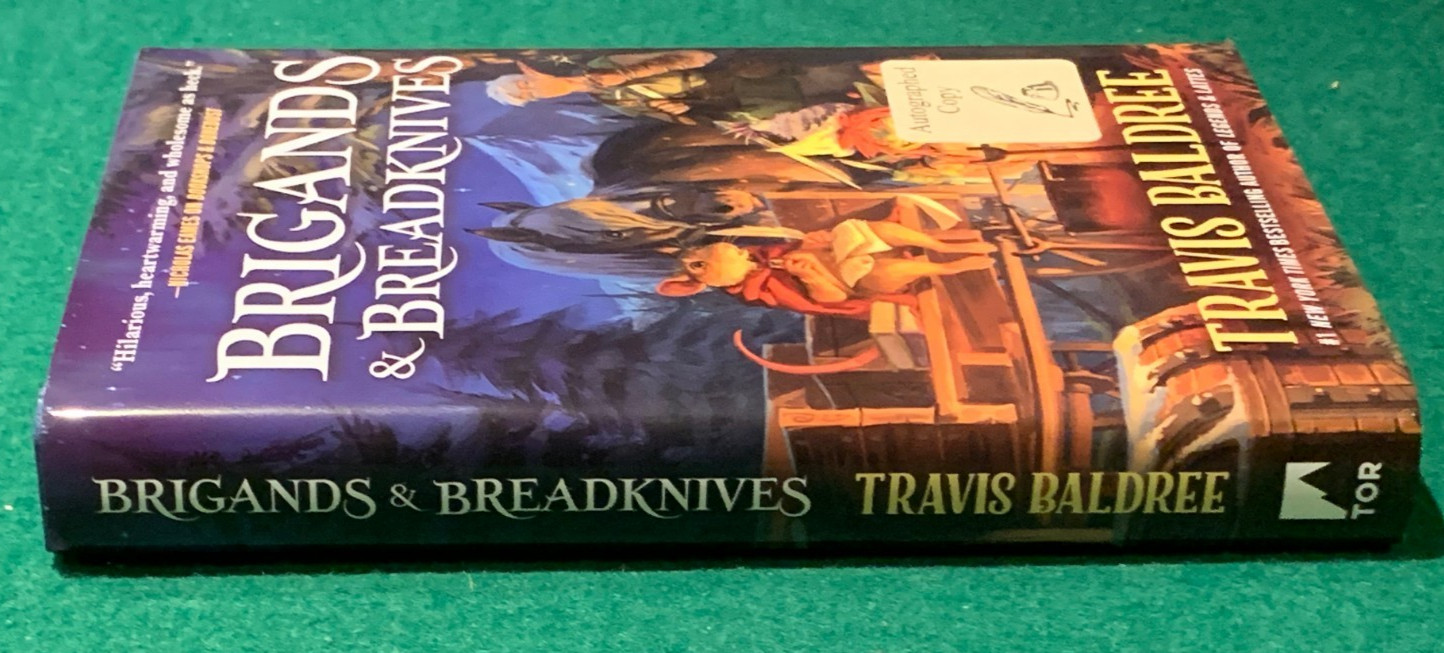 Brigands & Breadknives by Travis Baldree SIGNED 1st/1st HC DJ 2025