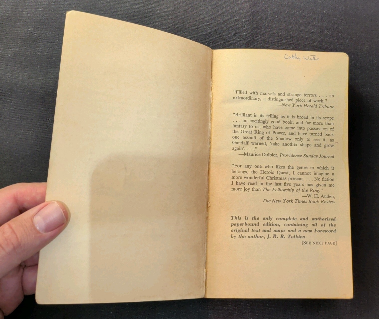 1960s Tolkien Lord Of The Rings Trilogy Book Set Ballantine