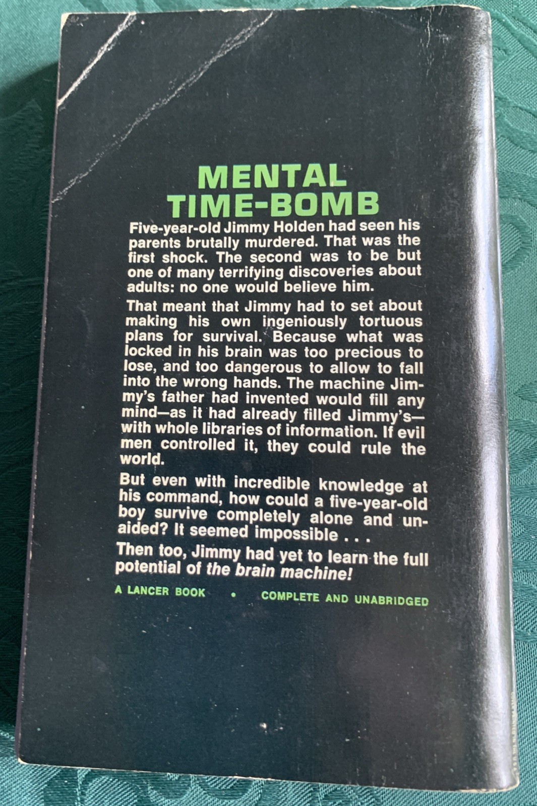 The Brain Machine George O. Smith PB 1st Lancer (1968)