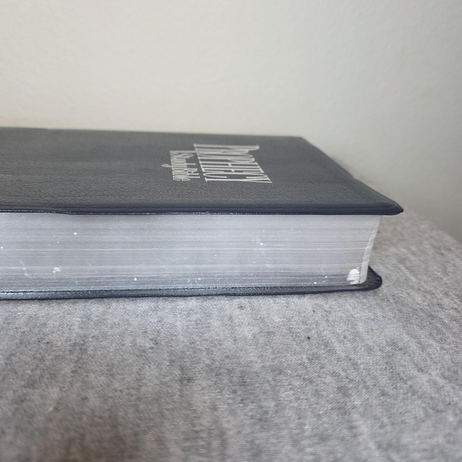 PROPHECY STUDY BIBLE NKJV NELSON 1465B GENUINE BONDED LEATHER JOHN HAGEE