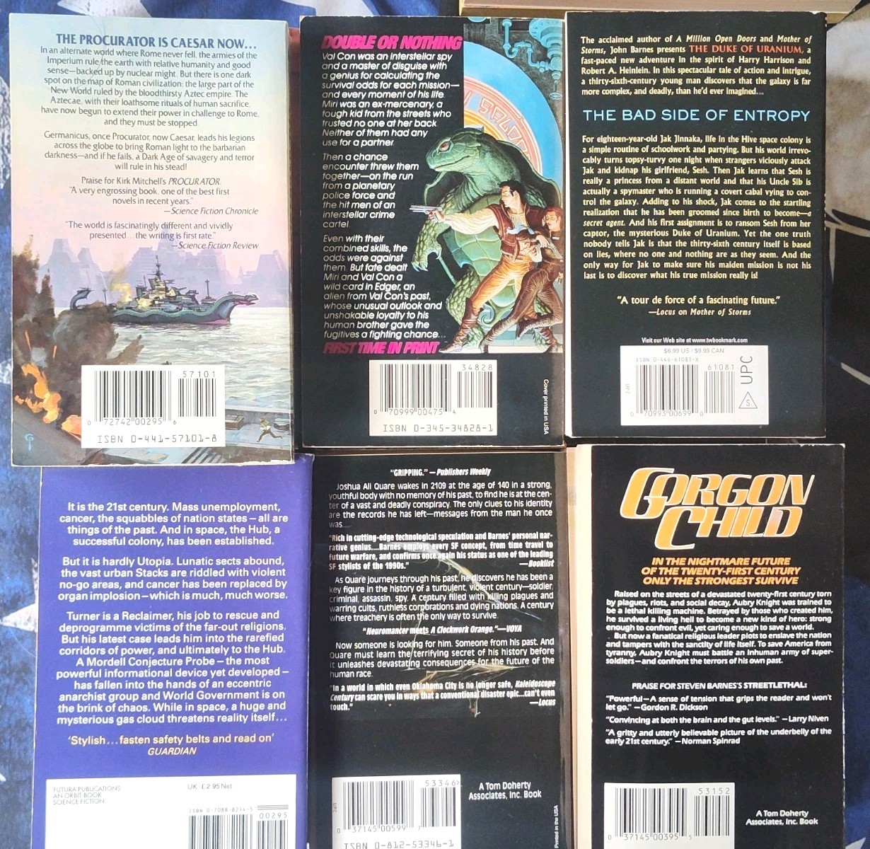 Lot Of 24 Science Fiction PB Books John Barnes Steve Miller Mitchell Modesitt,JR