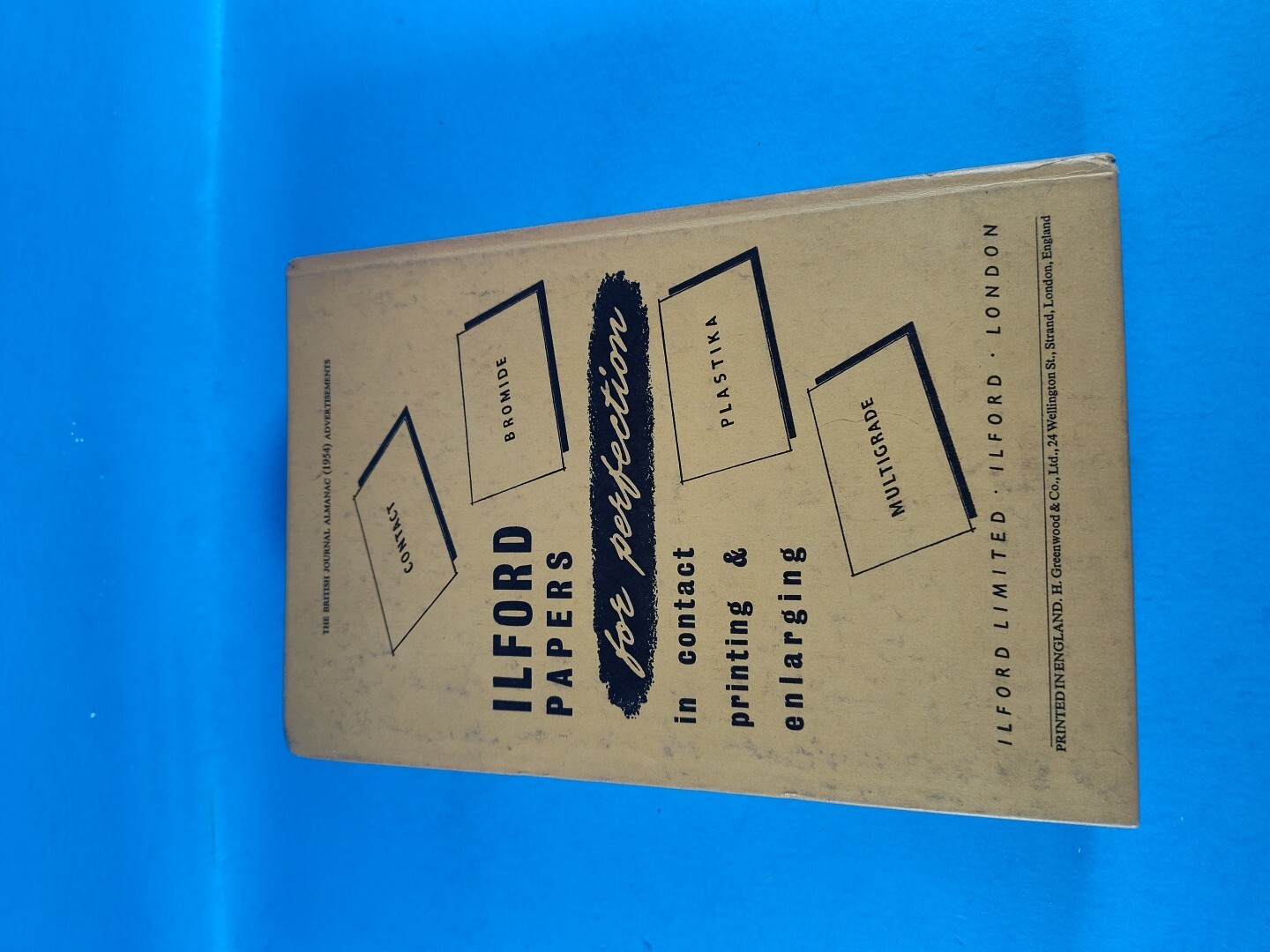 The British Journal Photographic Almanac 1954 Ninety-Fifth Year of Publication