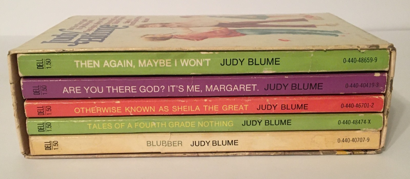 Judy Blume 1970’s Vintage 5 Book Collection Box Set, Are You There God & More