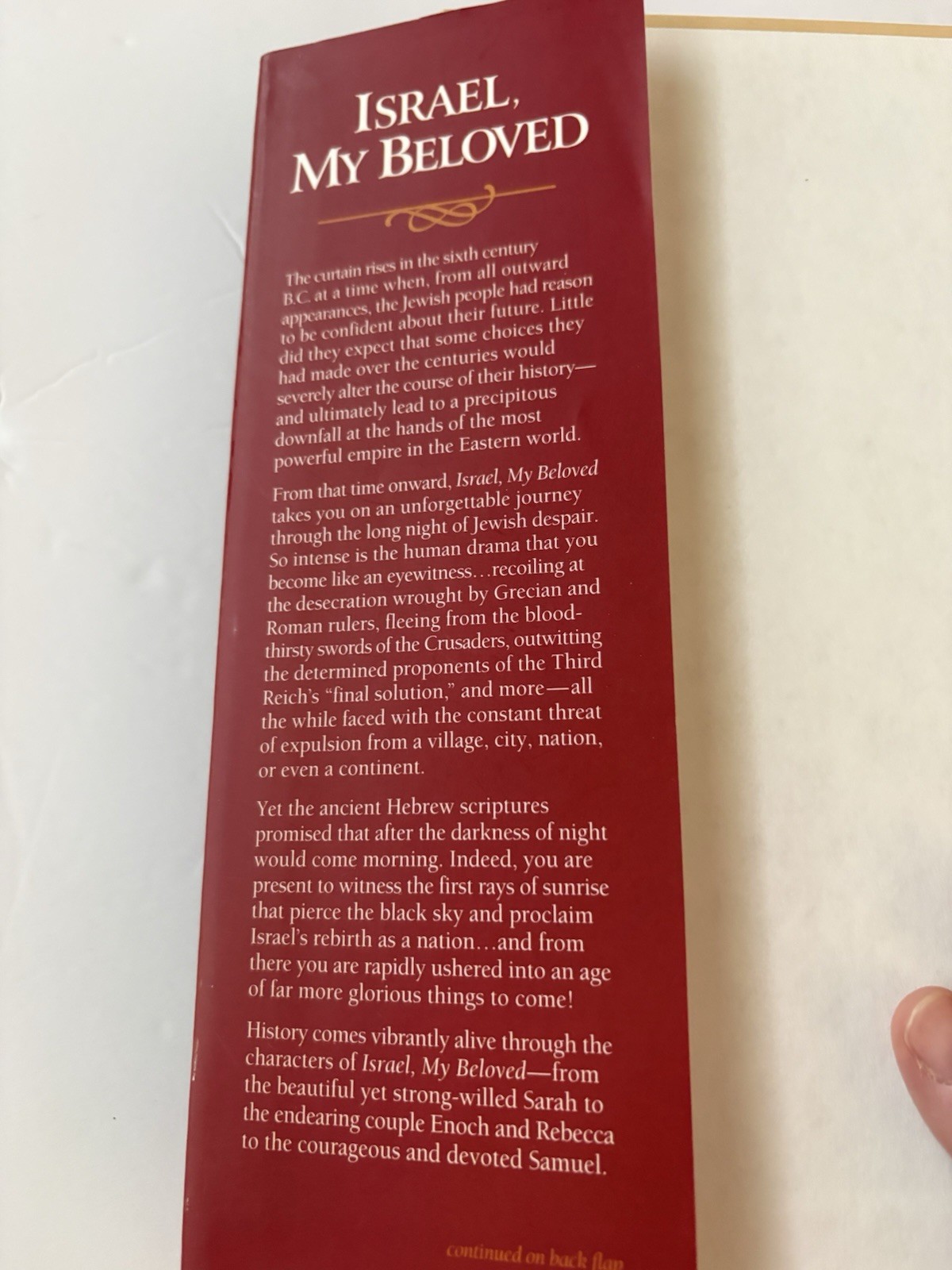 Israel, My Beloved by Kay Arthur 1996, Hardcover with Dust Jacket