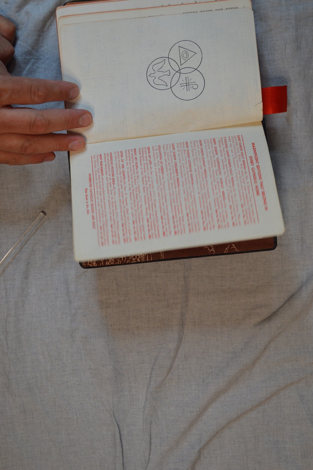 Saint Joseph New Catholic Edition Holy Bible Confraternity 1962 Vintage