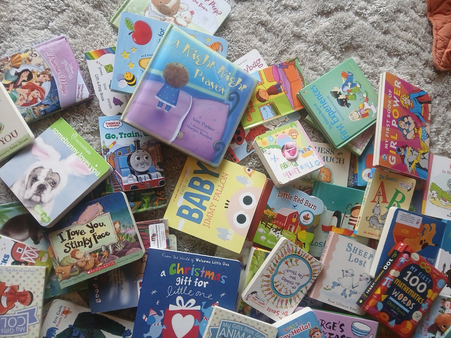 Lot Of 10 Board Books For Toddlers Assorted Bedtime Stories Fun Library