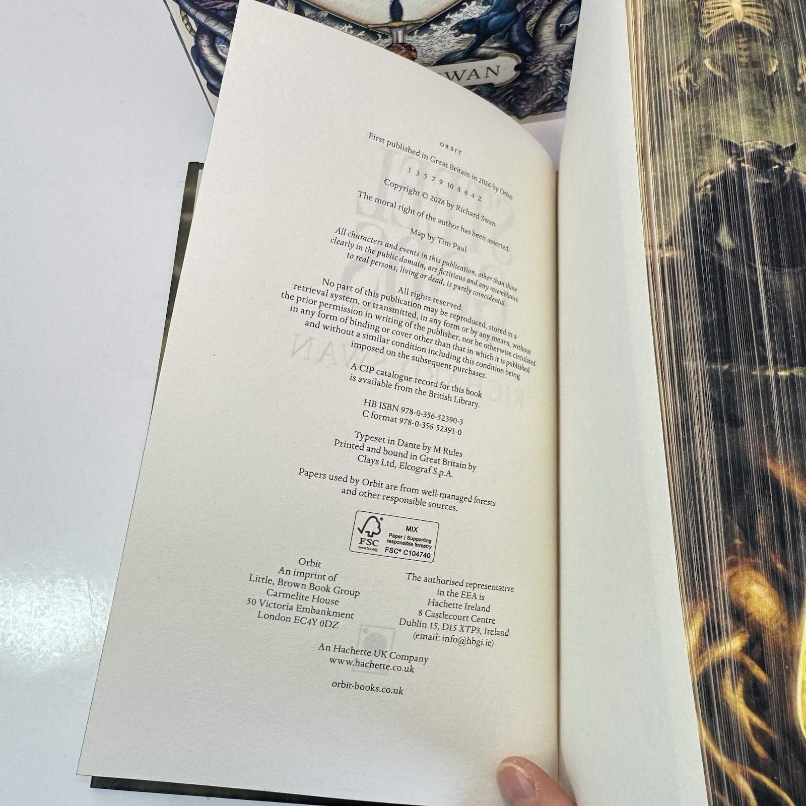 Steel Gods Richard Swan Hand Signed The Broken Binding Edition w/ Trading Card