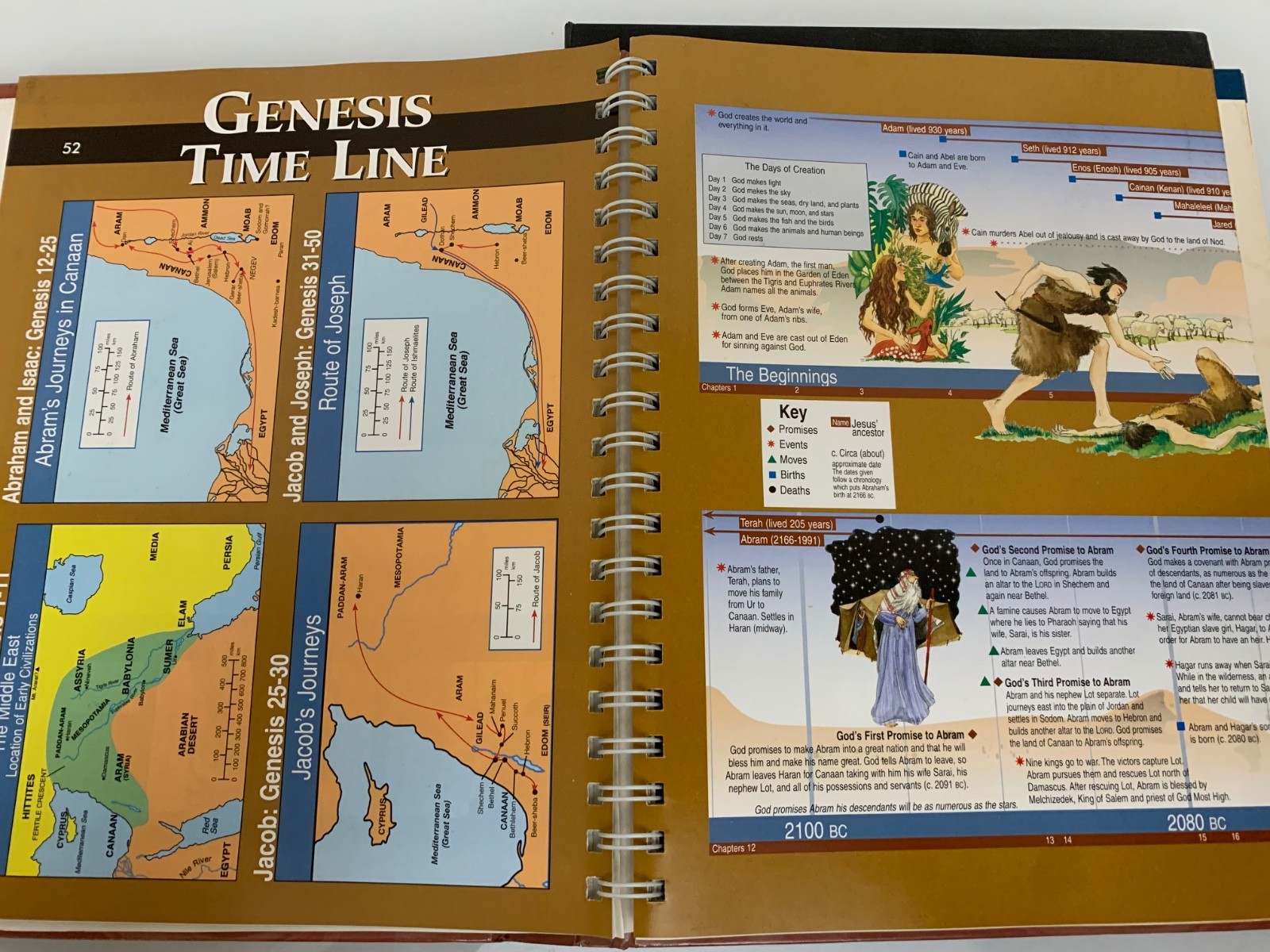 Rose Book Of Bible Chart Lot of 3 Books Maps & Time Lines, Volumes 2 & 3 VG+