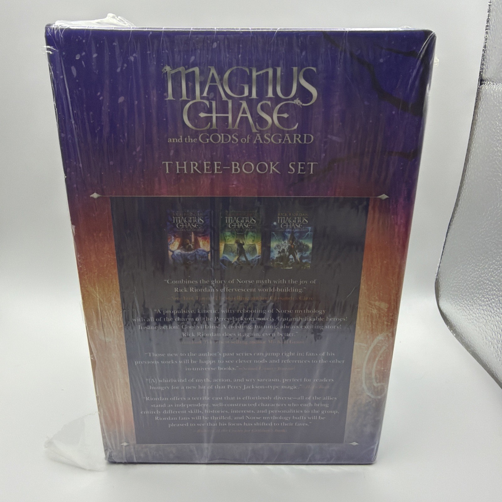 MAGNUS CHASE and the Gods of Asgard 3 Book Hardcover Boxed Set Riordan