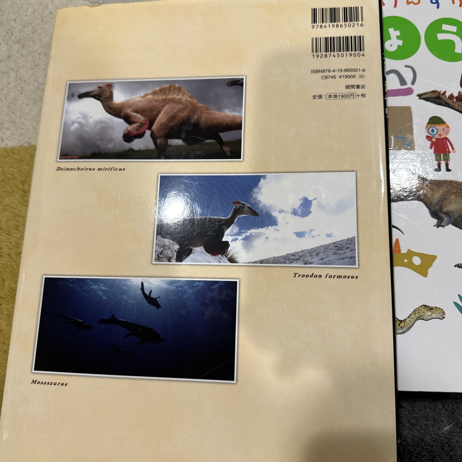 Lot 2 Japanese Picture Books Dinosaur Encyclopedia For Kids Gakken NHK Zukan