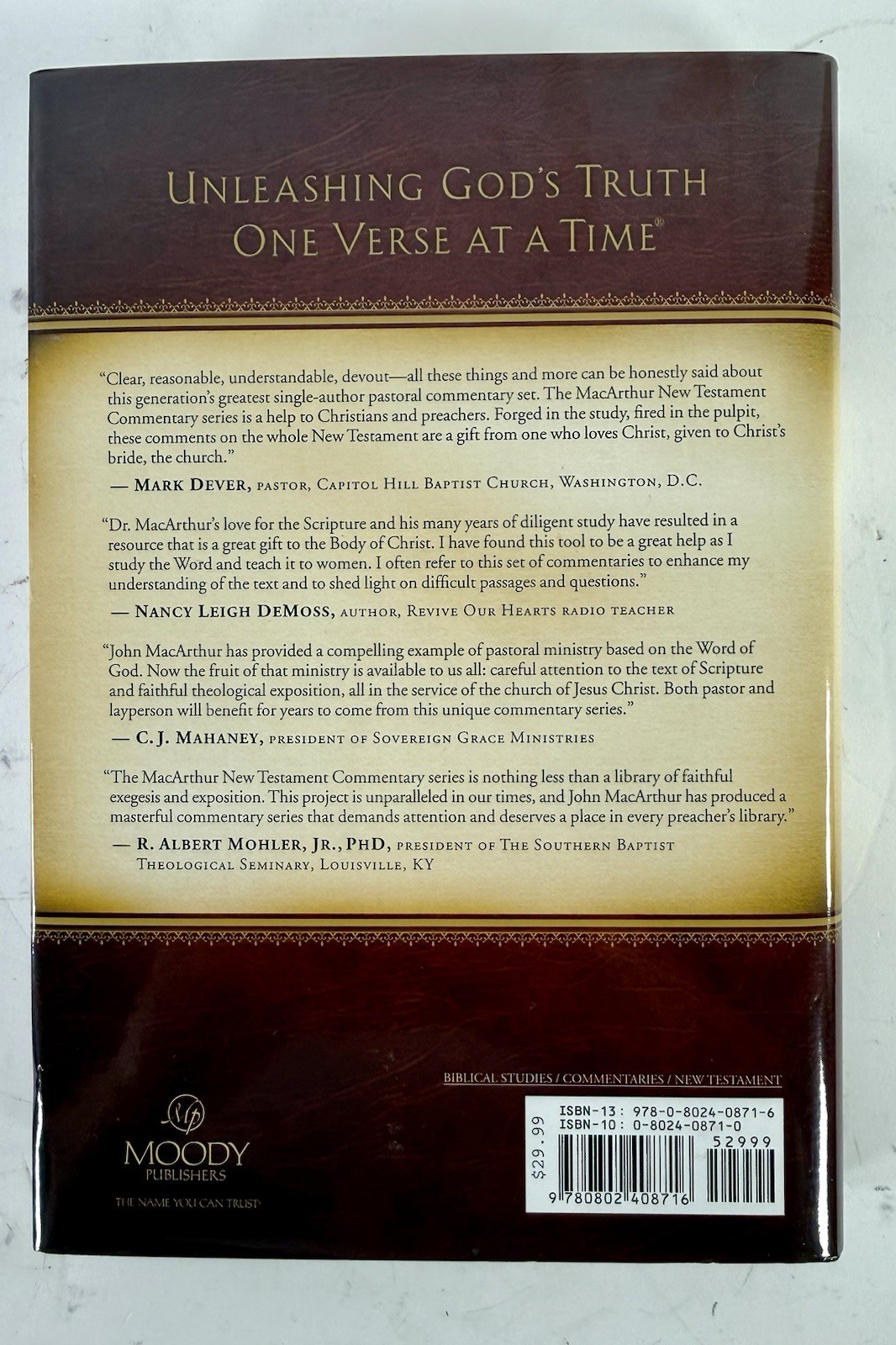 Luke 1-5 MacArthur New Testament Commentary 2009 HBDJ – Like New