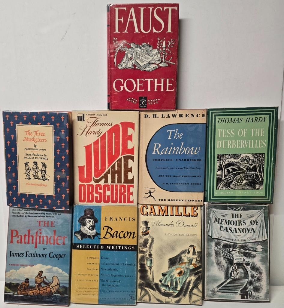 25 MODERN LIBRARY BOOKS CLASSICS BEST SELLERS UNCLE TOM’S CABIN, DICKENS AUSTEN