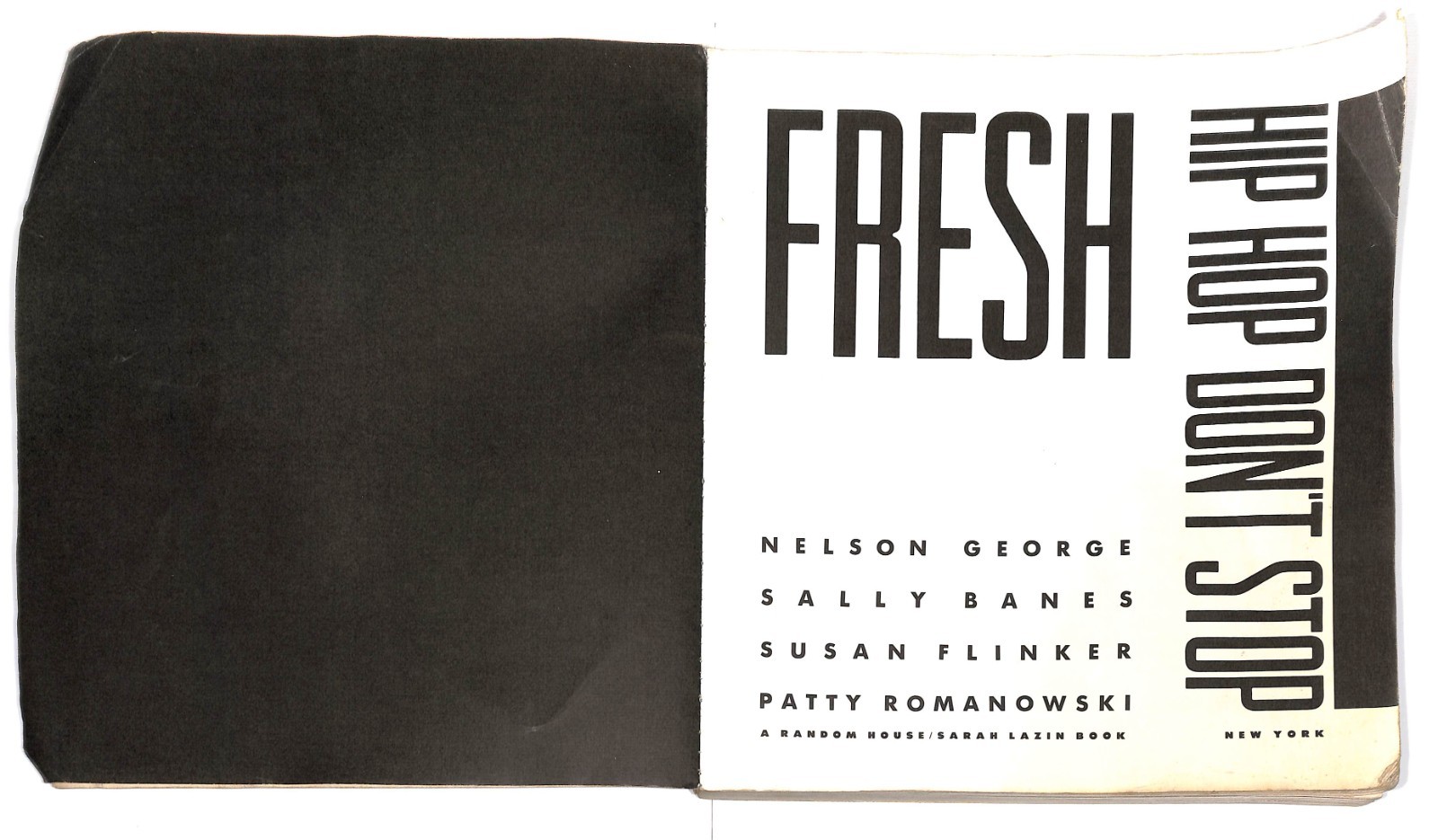 1985 Fresh Hip Hop Don’t Stop Book 119 pages