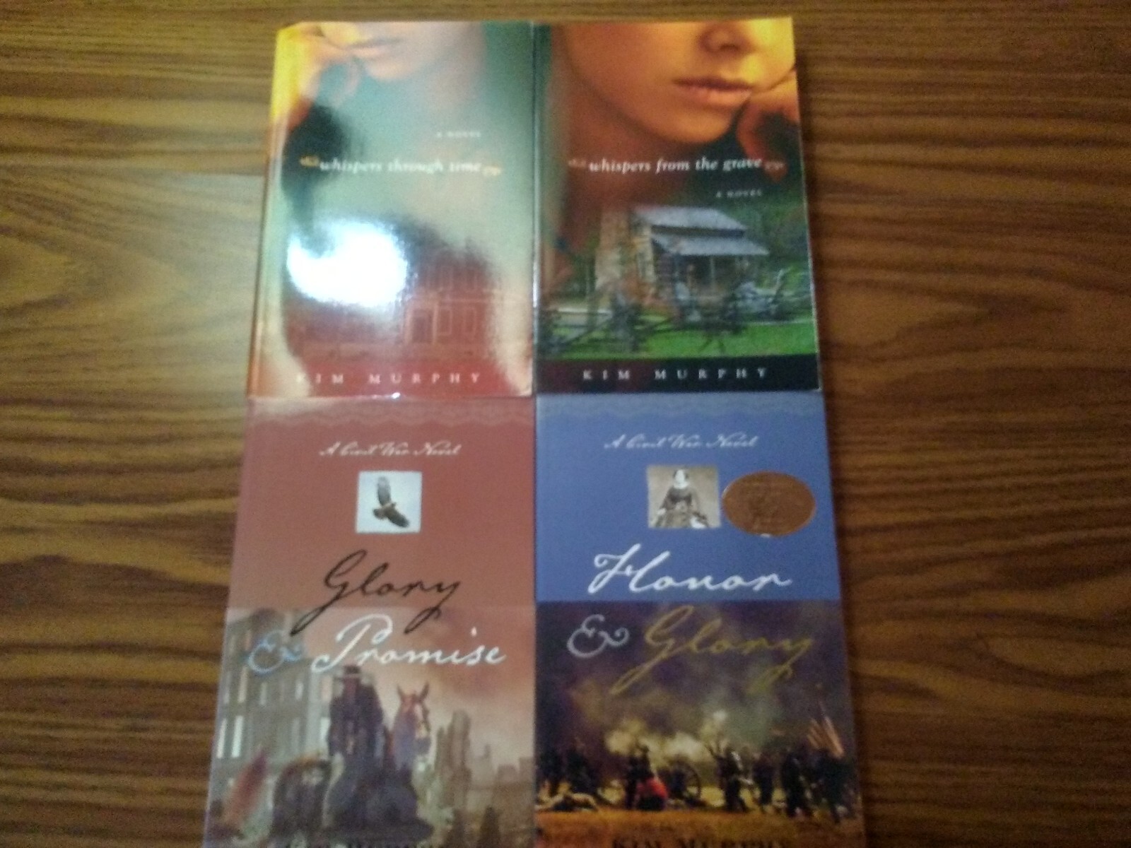 Lot of Kim Murphy books, signed, Whispers through time, Whispers from the Grave,