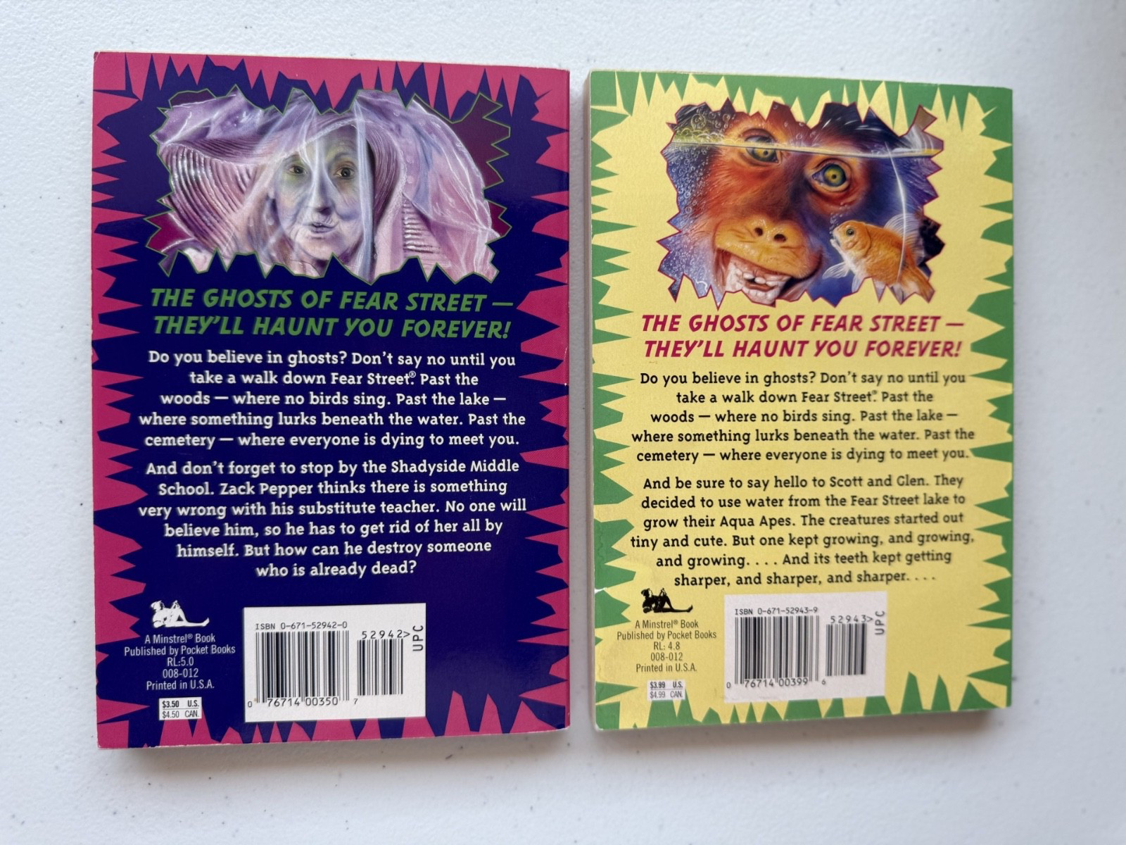 Lot of 14 Like New Vtg RL Stine Ghosts of Fear Street ppbs 13 are 1st print